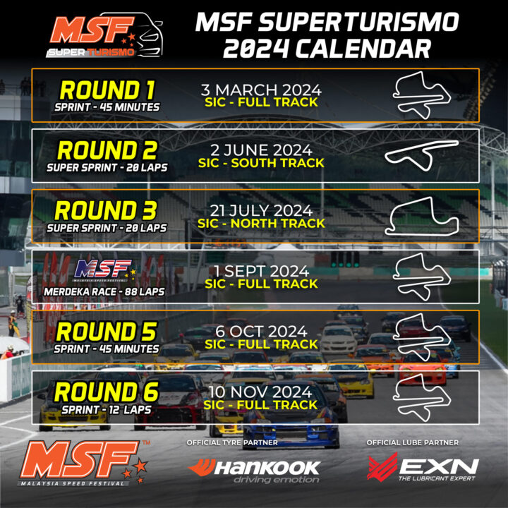 MSF 2024 Calendar MSF Racing Series