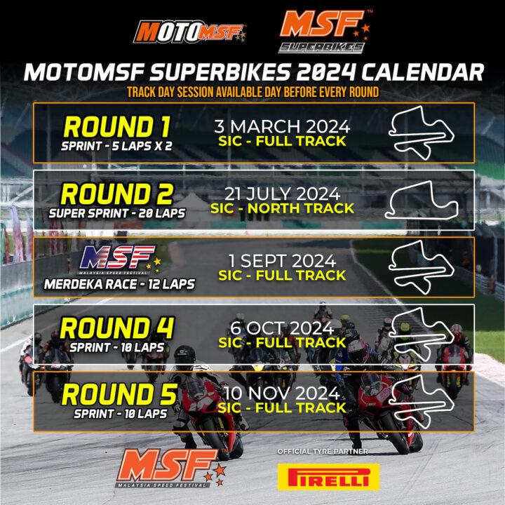 MSF 2024 Calendar MSF Racing Series